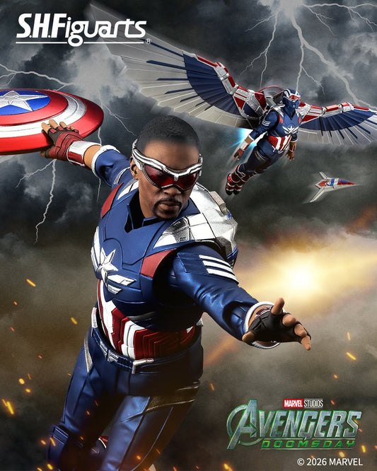 Pre-Order - Bandai S.H.Figuarts (SHF)- Avengers - The Doomsday: CAPTAIN AMERICA