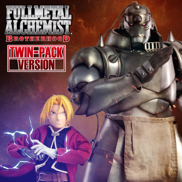 Threezero - Fullmetal Alchemist:  FigZero 1/6 Edward Elric + Alphonse Elric Twin-Pack