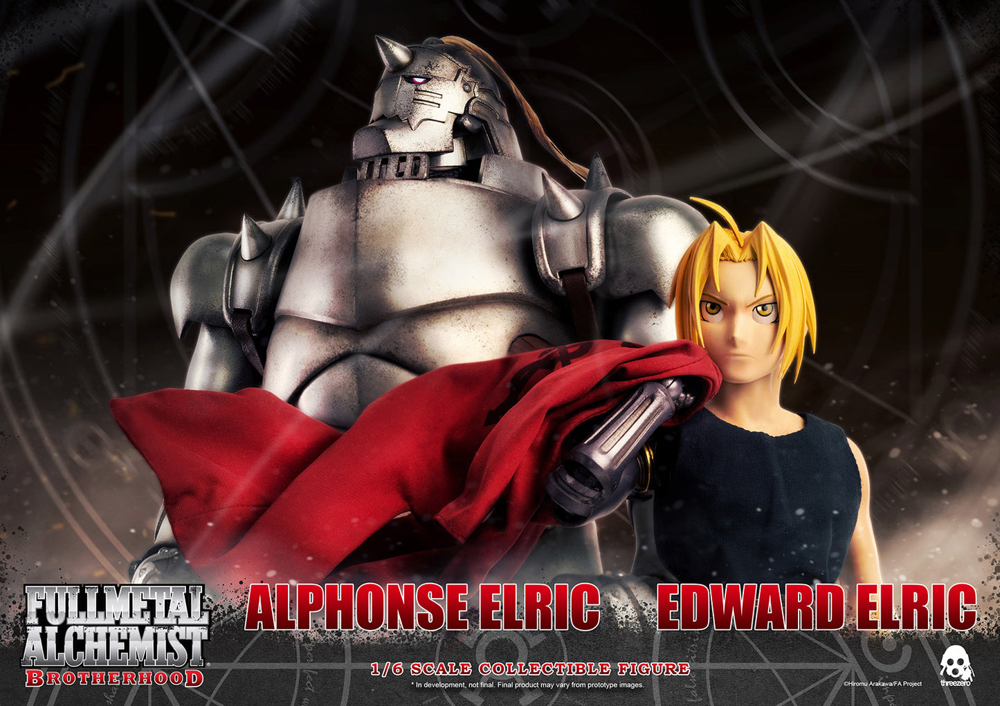 Threezero - Fullmetal Alchemist:  FigZero 1/6 Edward Elric + Alphonse Elric Twin-Pack