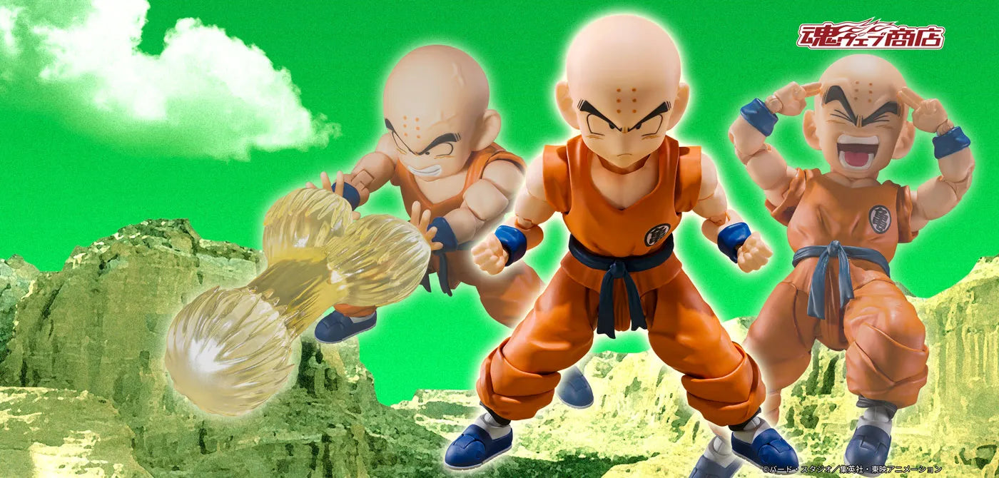 Bandai S.H.Figuarts (SHF) - Dragon Ball Z: KRILLIN -SON GOKU’S OLD FRIEND