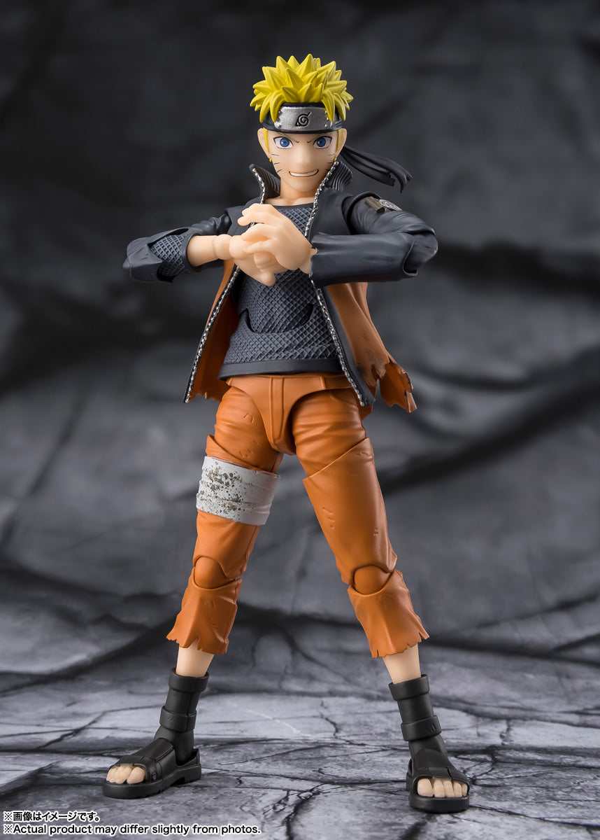 Naruto Uzumaki action figure front view – Naruto Shippuden collectible