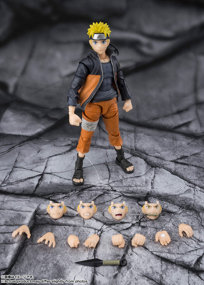 Naruto Uzumaki action figure with interchangeable hands and accessories
