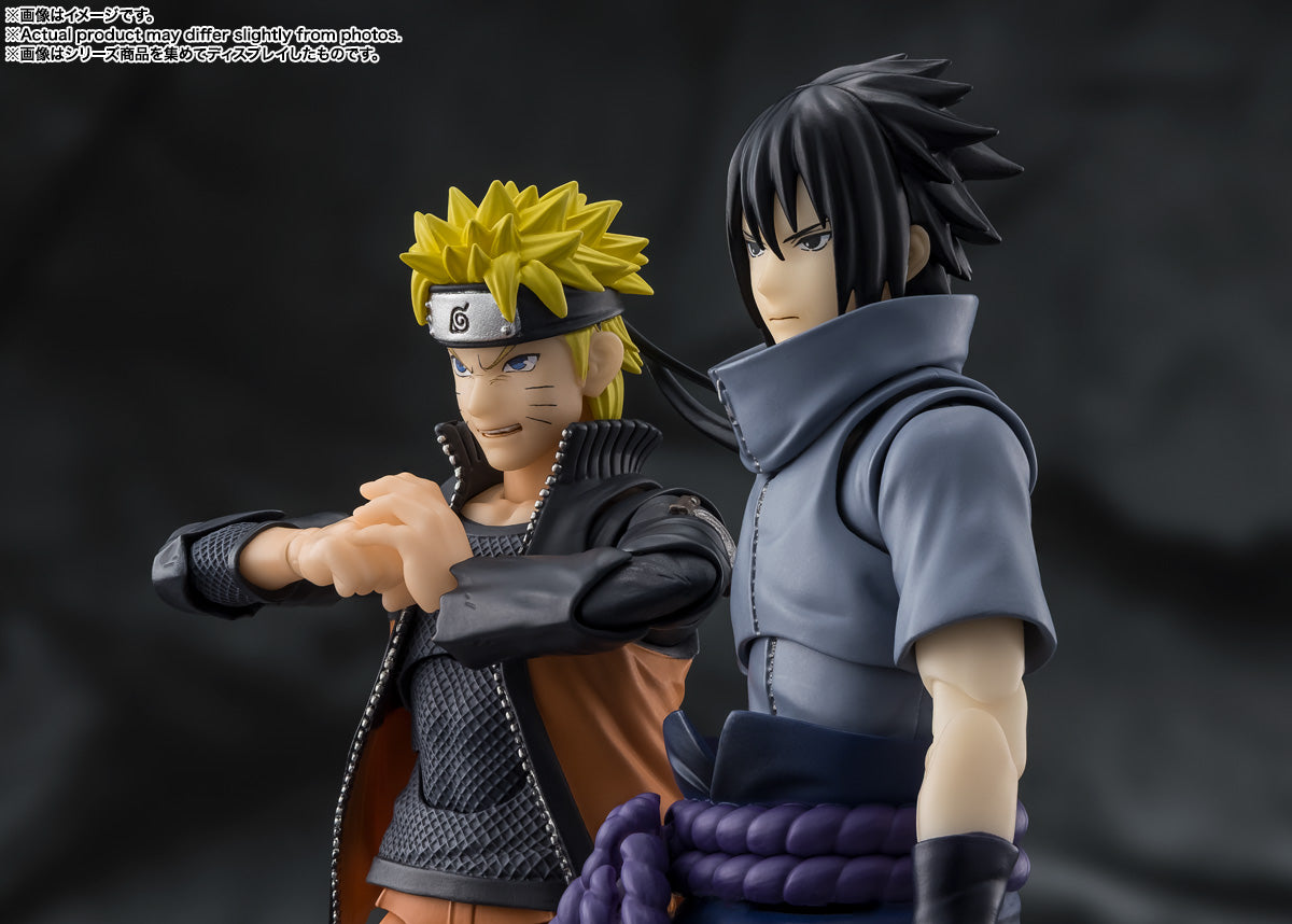 Naruto Uzumaki and Sasuke Uchiha figures battle scene – Naruto Shippuden