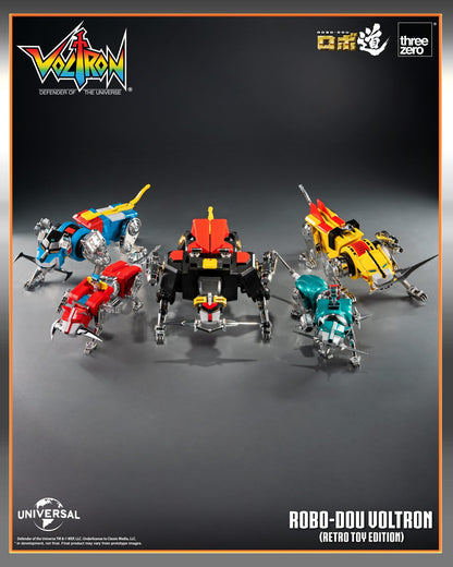 Threezero: Voltron: Defender of the Universe ROBO-DOU Voltron (Retro Toy Edition)