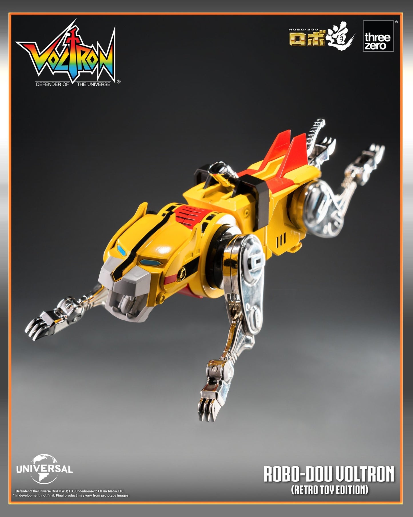 Threezero: Voltron: Defender of the Universe ROBO-DOU Voltron (Retro Toy Edition)