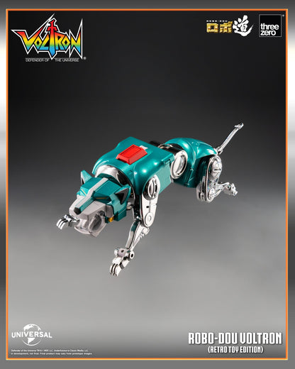 Threezero: Voltron: Defender of the Universe ROBO-DOU Voltron (Retro Toy Edition)
