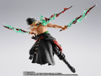 Roronoa Zoro King of Hell action pose with sword effects