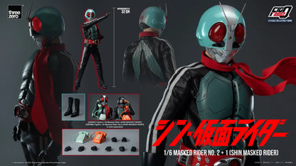 Threezero: FigZero 1/6 Masked Rider No.2+1 (SHIN MASKED RIDER)